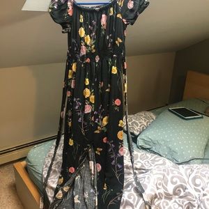 Long floral dress